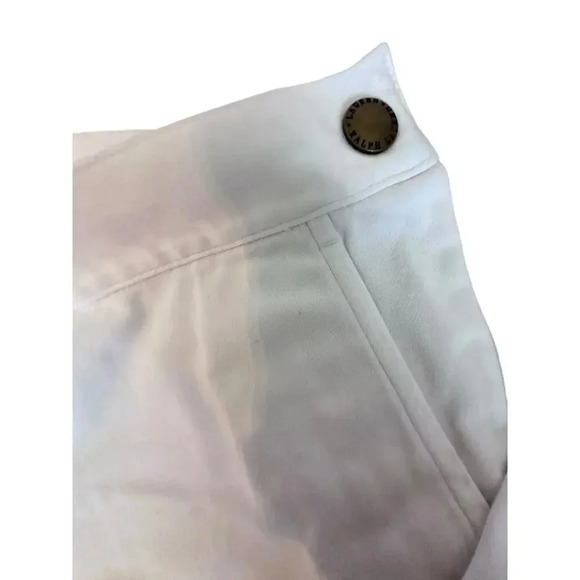 Lauren Ralph Lauren White Straight Leg Capri Pant Size 10 - Picture 3 of 4